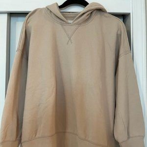 Abercrombie and Fitch Tan Hoodie Sweatshirt